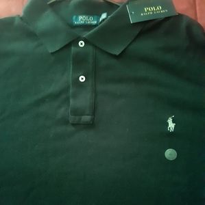 POLO RL LONG SLEEVE BLK (NWT)
